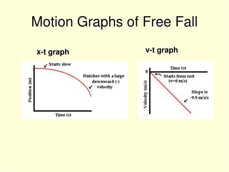 Image result for Free Fall Graph