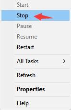 Stop SysMain に対する画像結果