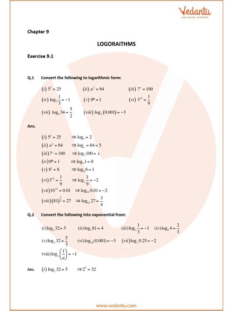 Image result for Logarithm Class 9