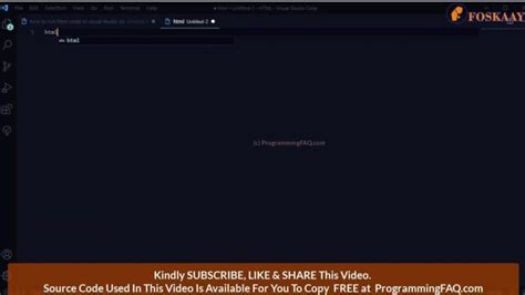 Image result for HTML Code Run in vs Code