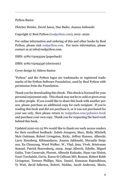 Toradh íomhá ar David Amos Python Basics