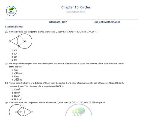 Circle Lesson Class 10 に対する画像結果