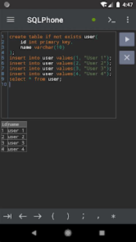 Toradh íomhá ar SQL Interpreter