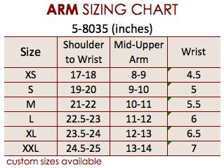 Image result for Carolon Compression Size Chart