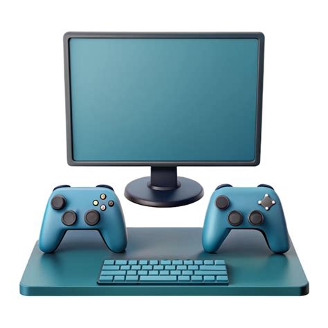 Image result for Blue Computer Monitor and Keyboard