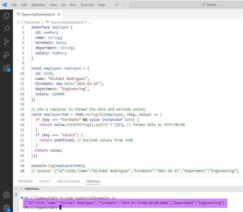 Image result for JSON Example in TypeScript