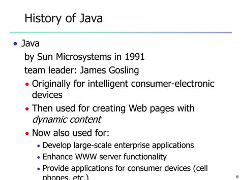 Image result for History of Java Programming Language PPT