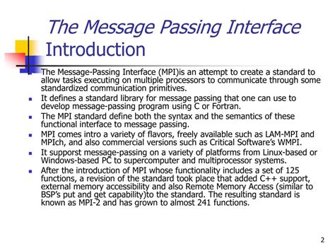 Image result for MPI Message Passing