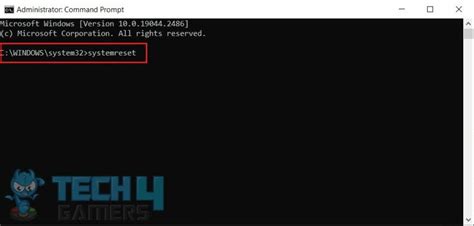 Toradh íomhá ar PowerShell Reset PC
