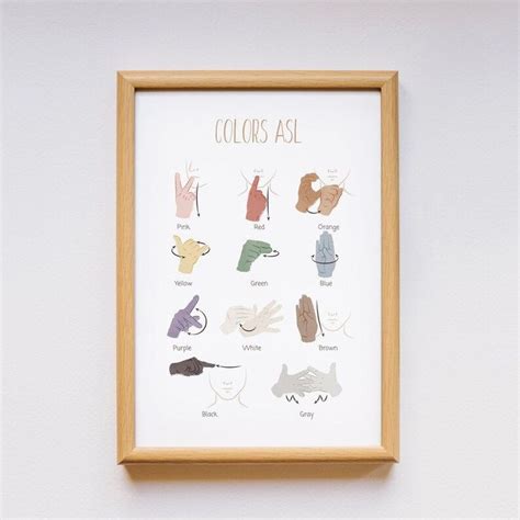 Afbeeldingsresultaten voor Color Sign Language Poster
