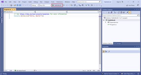 Image result for C# HelloWorld Code