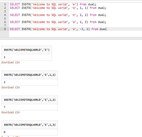 DB2 SQL Instr に対する画像結果