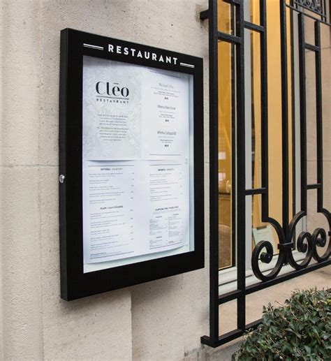 Image result for Menu Display Case