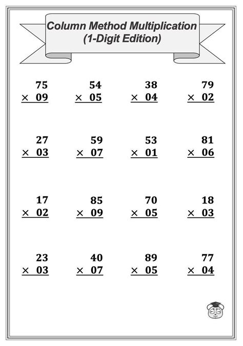 Toradh íomhá ar Multiplication with Missing Digits Coloumn Method