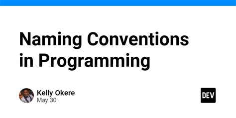 Image result for Naming Convention Programming