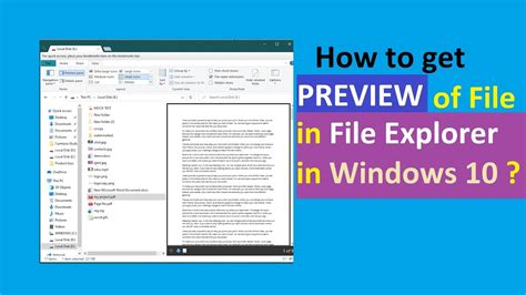 Toradh íomhá ar How to Open File Preview in Windows