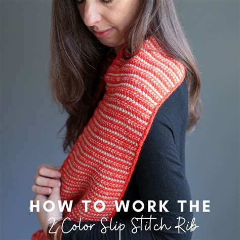 Toradh íomhá ar 2 Color Slip Stitch Knit Patterns