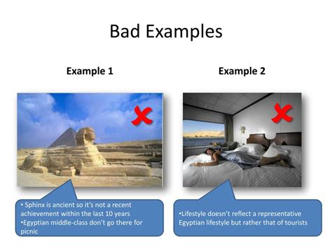 Image result for Good Exaple Bad Example Guide