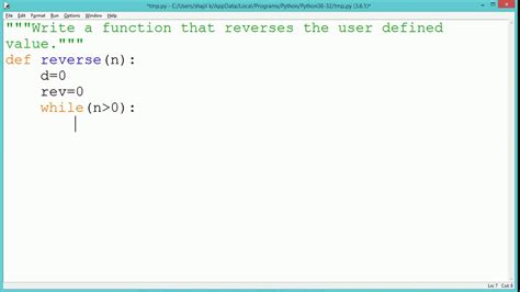 Image result for Python Program to Print Reverse of a Number
