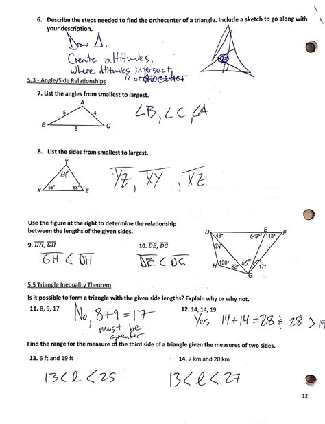 Afbeeldingsresultaten voor Geometry Practice Answers Key
