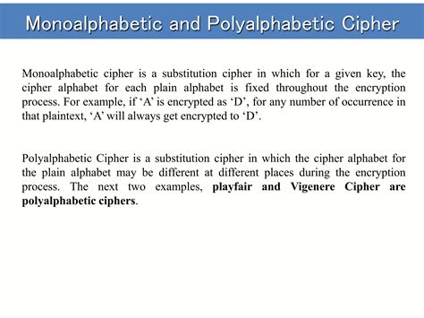 Image result for Polyalphabetic Cipher Encryption Example