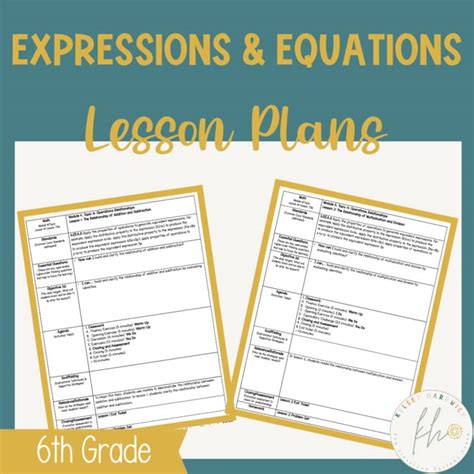 Image result for 6 Grade Math Lesson Plan
