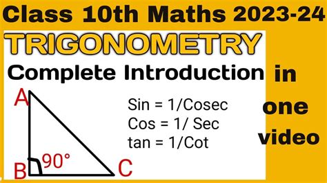 Image result for Trigonometry Class 10 Full Chapter