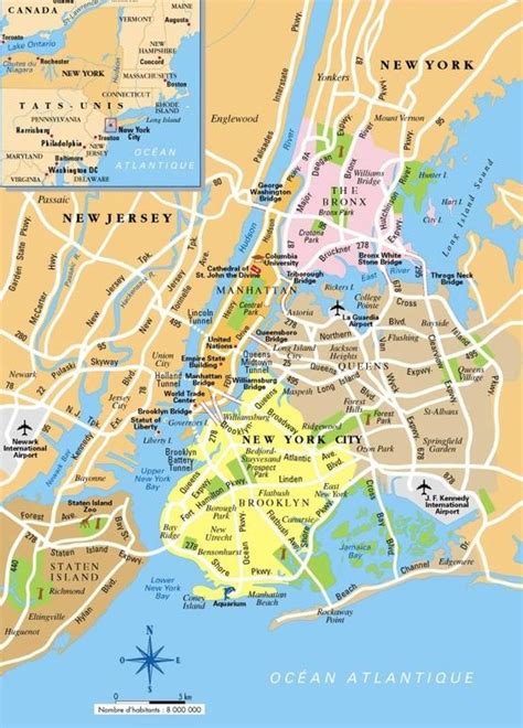 Toradh íomhá ar Java New York Map