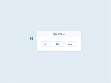 Time Picker UI HTML માટે ઇમેજ પરિણામ