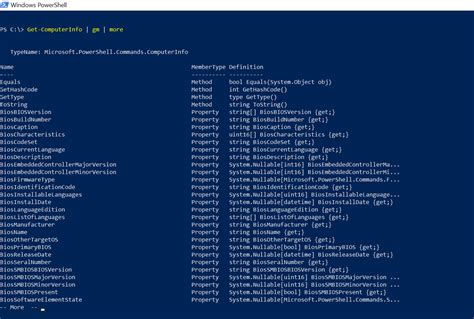 Image result for PowerShell Computer Info
