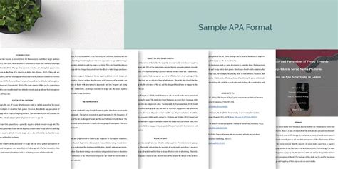 Image result for APA Format Document Example