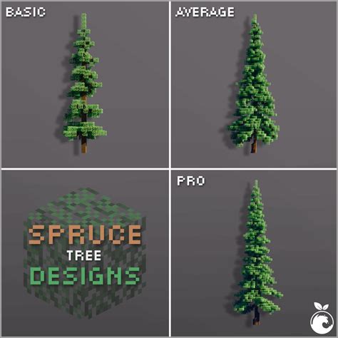 Image result for Custom Spruce Tree Minecraft