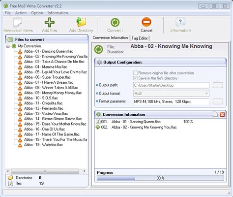 Toradh íomhá ar File Converter MP3