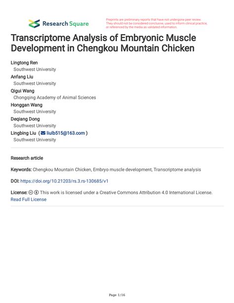 Résultat d’images pour Chicken Transcriptome