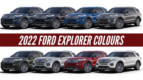 Toradh íomhá ar Ford Explorer Color Codes