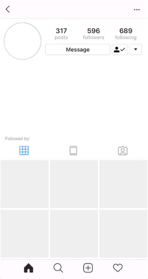 Toradh íomhá ar Instagram Profile with Bio Template