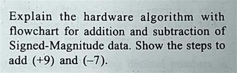 Toradh íomhá ar Addition and Subtraction Algorithm Flowchart in COA