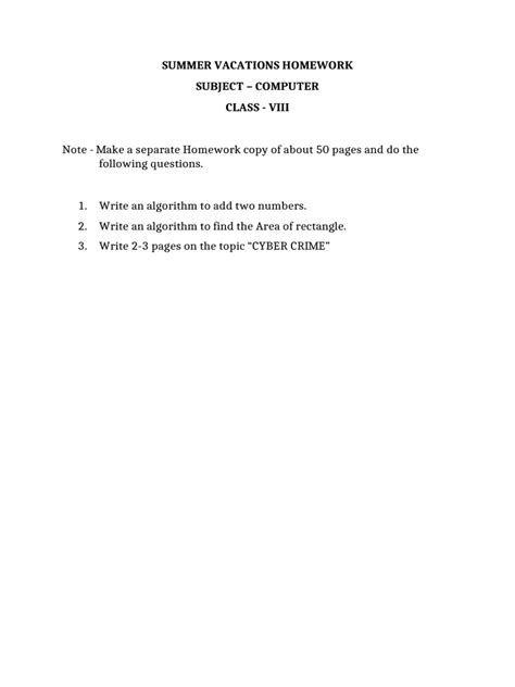 Writing Assignment On Computer Class 8 Microsoft Exce に対する画像結果