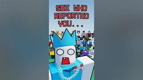 Image result for Check Who Reported You Roblox Game