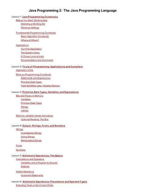 Java Programming Language PDF Download に対する画像結果