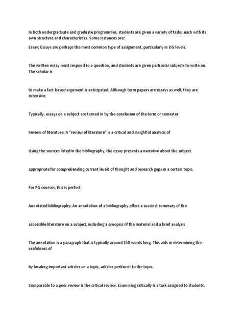 Image result for Difference Between Essay and Assignment