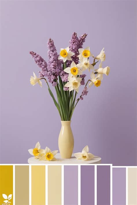 Best 5 SW Palettes Colors with Lilac and Daffodil Yellow