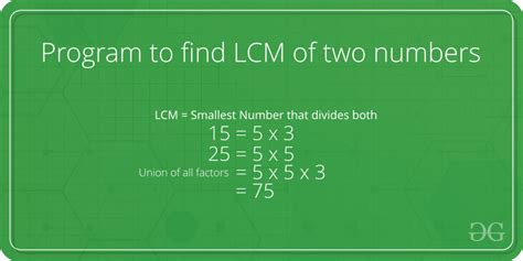 Python How to Find LCM of 2 Numbers に対する画像結果