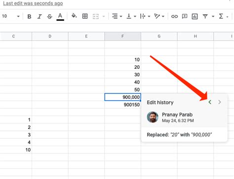 Image result for View History in Google Sheets