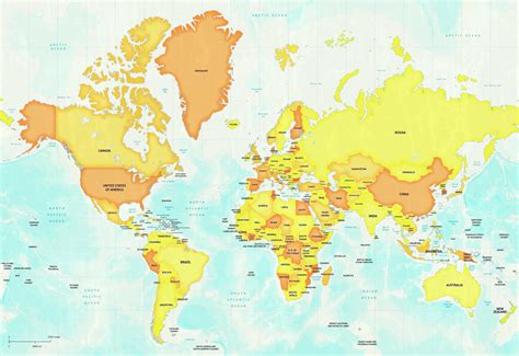 Image result for World Map with Countries High Resolution