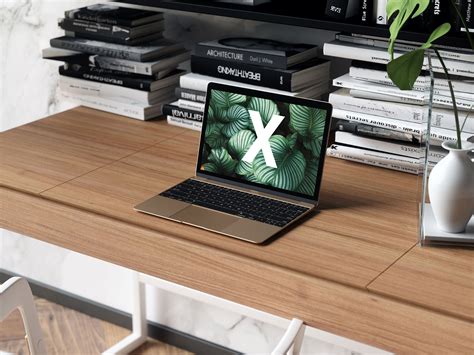 Side View Mockup Office Desk | Photoshop Templates ~ Creative Market