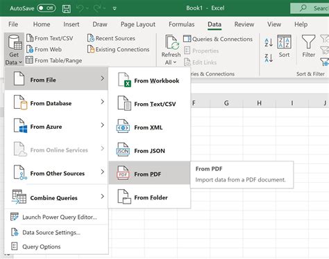 Image result for Excel Import PDF