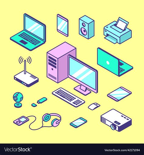 Image result for Isometric Vector IT Computer