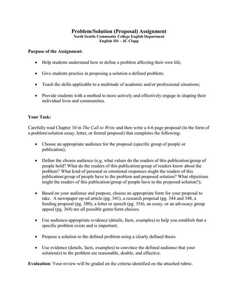 Toradh íomhá ar Sample Problem Solution Letter
