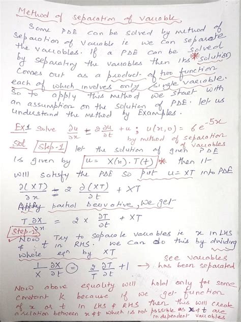 Image result for Separation of Variable Textbook